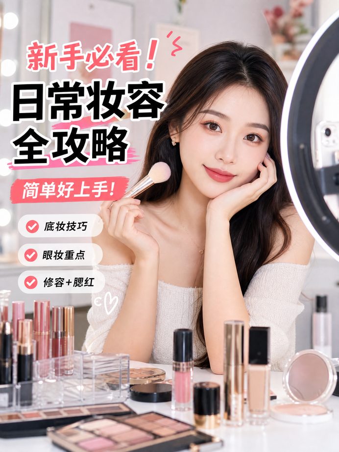 91美妆视频教程-日常妆容全攻略